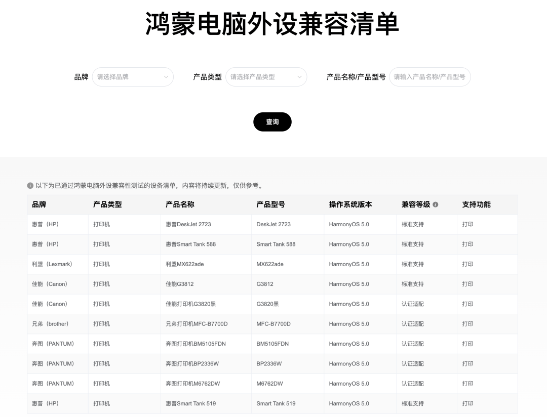 全面適配新生態，隨心協作更順手——最新鴻蒙外設兼容清單正式上線